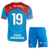 Virallinen Fanipaita + Shortsit Atlético Madrid J. Alvarez 19 Kolmas Pelipaita 2025-26 - Lasten